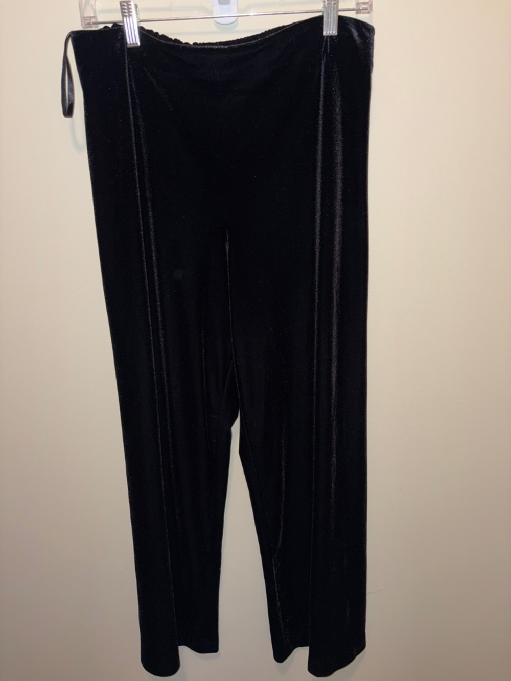 Alex Evenings Black Petite Velvet Evening Top